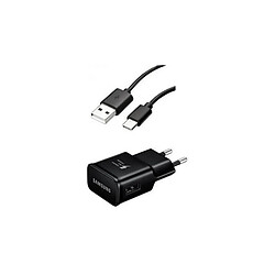 EP-TA20EBE + EP-DG950 Samsung TYPE C chargeur de voyage noir (bulk) 