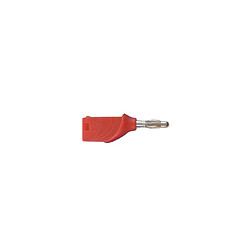 Perel Fiche banane empilable 4mm - rouge