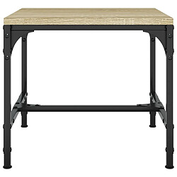 Avis vidaXL Table d'appoint Chêne sonoma 40x40x35 cm Bois d'ingénierie