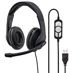 Casque Hama HS-USB300 Noir 