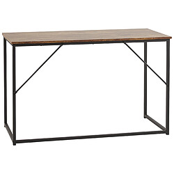 Acheter Beliani Bureau 120 x 55 cm bois foncé PEMBRO