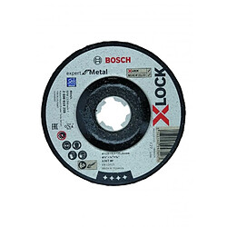 Bosch Disque à ébarber métal moyeu déporté Xlock 125x6 mm boîte de 10 disques