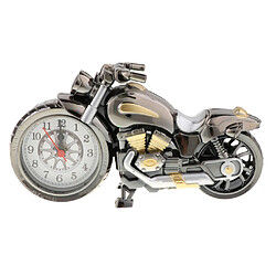 rétro moto horloge sculpture moto modèle art artisanat décor argent b