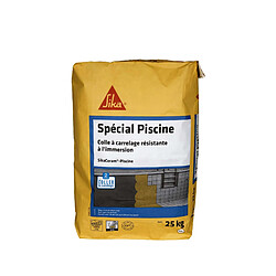 Colle à carrelage extérieur SIKA SikaCeram Piscine - 25kg