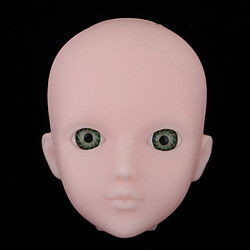 1/6 fille tête de poupée aux yeux verts pour les parties du corps de la poupée bjd xinyi pièce personnalisée