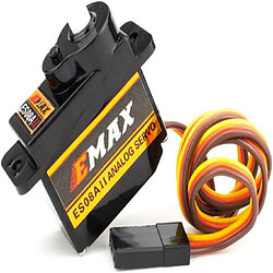 EMax ES08A II 8.6g Servo analogique à engrenages en plastique avec kit de support de bras 15T pour pièces de rechange axiales SCX24 RC