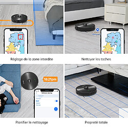 Avis Aspirateur robot Proscenic M8 LDS 8.0 2700Pa 3200mAh Noir APP contrôlé