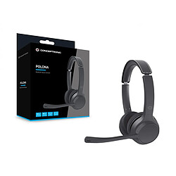 Conceptronic POLONA04B headphones/headset pas cher