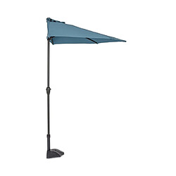 Mes Demi-parasol 270x135x232 cm en toile bleu - PARAZ