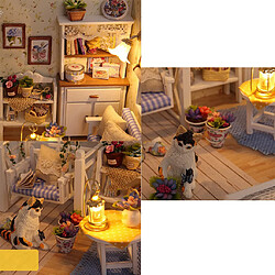 Maison de poupée miniature bricolage pas cher