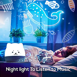 Acheter Universal Ampoule projecteur étoile, haut-parleur Bluetooth 3 en 1, musique LED, lumière nocturne pour enfants 6 projections de films, projecteur de musique étoile tournant à 360 ° avec télécommande, bébé, minuterie pour enfants, enfants, (en)