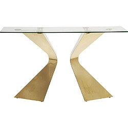 Karedesign Console Gloria 140x45cm dorée Kare Design