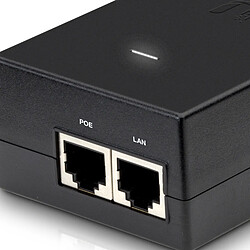 Alimentation ou adaptateur d'injecteur PoE du modèle Ubiquiti Networks POE-48-24W-G ISP PoE 48V 24W 0.5A vers le réseau GIGA