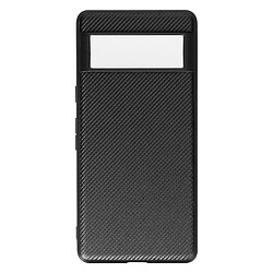 Avizar Coque pour Google Pixel 7 Polycarbonate Rigide Effet Fibre de Carbone Fine Noir