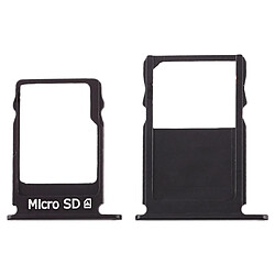 Wewoo Tiroir pour carte SIM Plateau SIM + Micro SD Nokia 3 TA-1020 TA-1028 TA-1032 TA-1038 Noir