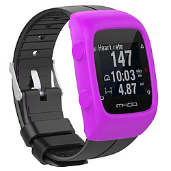 Wewoo Protection écran Étui de en silicone Smart Watch pour POLAR M430 violet 