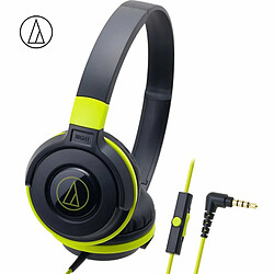 Casque D'Origine Audio-Technica Ath-S100Is Casque De Jeu De Contrôle Filaire Avec Microphone Basse Jaune