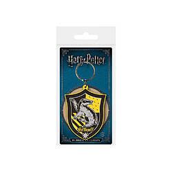 PYRAMID - Le monde des sorciers World Harry Potter-hufflepuff en caoutchouc Porte-clés, Multicolore, 4.5 x 6 cm 