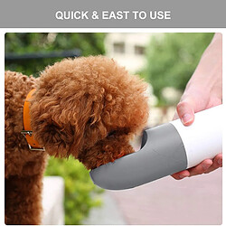 Acheter Universal Bouteille d'eau pour chien portable 2 en 1 Conteneur alimentaire non toxique Mangeoir amovible pour animaux domestiques Étanche à l'eau de boisson