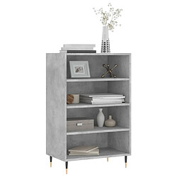 Avis Maison Chic Buffet,Meuble de Rangement,commode pour salon,Cuisine gris béton 57x35x90 cm bois d'ingénierie -MN55287