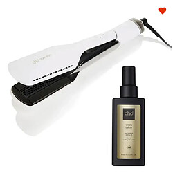 GHD - Duet Blanc + Huile de Coiffage Lissante