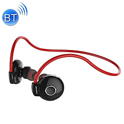 Wewoo Casque Bluetooth Sport rouge pour iPhone, Samsung, Huawei, Xiaomi, HTC et autres smartphones, tous les périphériques audio CSR4.1 écouteurs sans fil intra-auriculaires avec micro, 