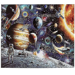 Universal Puzzle Illustration Compression Éducation Puzzle Jouet, Space Traveler Puzzle 1000 pièces