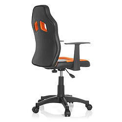 Chaise de bureau / Siège pivotant enfant TEEN GAME AL noir/orange hjh OFFICE pas cher