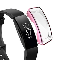 Wewoo Boîtier de montre Pour Fitbit Inspire / HR Etui de protection en TPU rose 