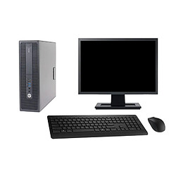 PC HP 600 G2 SFF Ecran 27" Intel Pentium G4400 RAM 32Go SSD 2To Windows 10 Wifi - Occasion