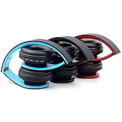 Acheter Universal Casque bluetooth sans fil sur les oreilles, casque stéréo hifi avec perche profonde, pliable et