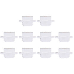 Wewoo Connecteur de port de charge 10 PCS pour iPad mini / mini 2 / mini 3 blanc