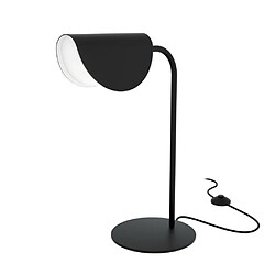 MAYTONI Lampe de table moderne noire, abat-jour en acrylique