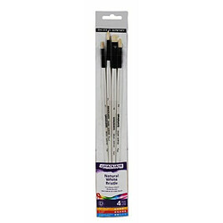 Daler Rowney - 212541002 - Kit De Loisirs Créatifs - Ensemble De 4 Pinceaux En Brin Graduate 