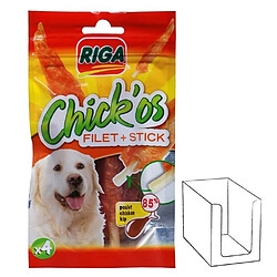 RIGA CHICK'OS filets de poulet + stick x 4 CHIENS