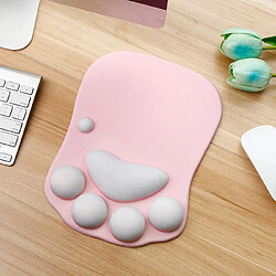 Avis Universal Carton de support de poignet de souris 3D Caton de souris mignon patche mignonne PAW ANTISLIP SILICONE GEL MICE MAT MOUSEPAD PC