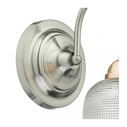 Luminaire Center Applique murale Wharfdale chrome satiné et cuivre poli 1 ampoule