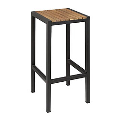 Tabouret Carré de Bar - Hauteur 750 mm - Lot de 2 - Bolero