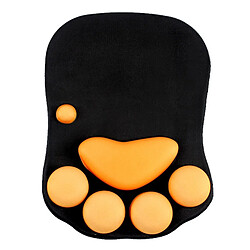 Wewoo Tapis de souris de en silicone antidérapant forme de griffe de chat lente