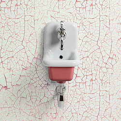 Bleu Provence Lavabo école en céramique émaillée 26 cm True Colors - Rose Foncé (Rosa 3014)