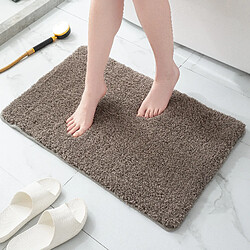 LUUCOZK Tapis de bain antidérapants absorbants à séchage rapide, tapis de décoration de salle de bain, couleur 1-50x80cm 