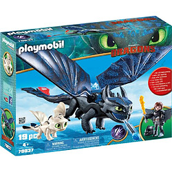 Playmobil® Krokmou et Harold avec bébé dragon Playmobil Dragons 70037 