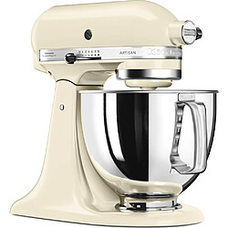 Kitchenaid robot multifonction de 4,8L 300W crème argent