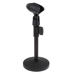 Pied de microphone de bureau 03, base en métal (réglable)