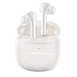 Chrono Casque sans fil Chronus J3 - Écouteurs Bluetooth compatibles Android et iPhone(Blanc) 