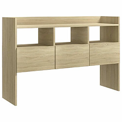 Maison Chic Buffet,Meuble de Rangement,commode pour salon,Cuisine Chêne sonoma 105x30x70 cm Aggloméré -MN48656