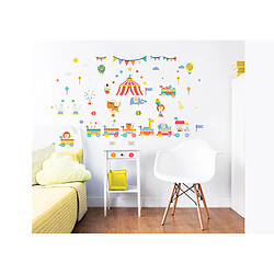 56 Stickers enfants Cirque Walltastic