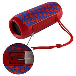 Acheter Wewoo Enceinte Bluetooth d'intérieur rouge Haut-Parleur Stéréo Sans Fil V4.2 avec Corde, avec Micro Intégré, Appels Mains Libres & Carte TF & AUX IN & FM, Distance Bluetooth: 10m