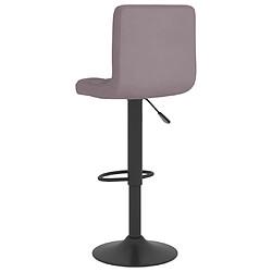 Acheter vidaXL Tabouret de bar Taupe Tissu