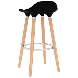 Acheter vidaXL Tabourets de bar lot de 2 noir